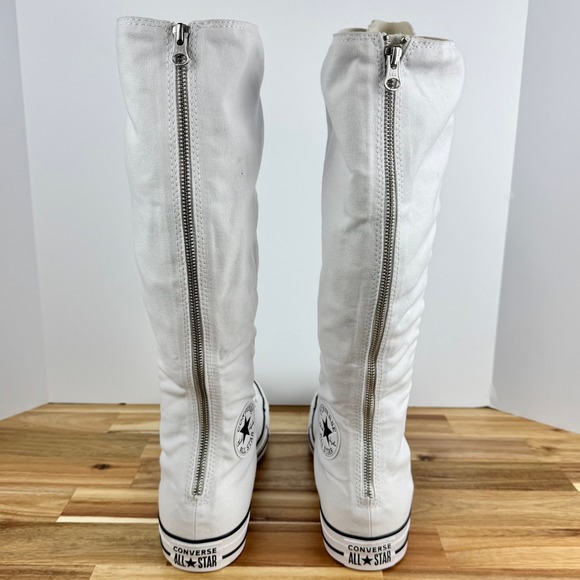 NWOT Converse Chuck Taylor All Star XXHi White Knee High Sneaker Boots Womens 15 - Picture 5 of 8